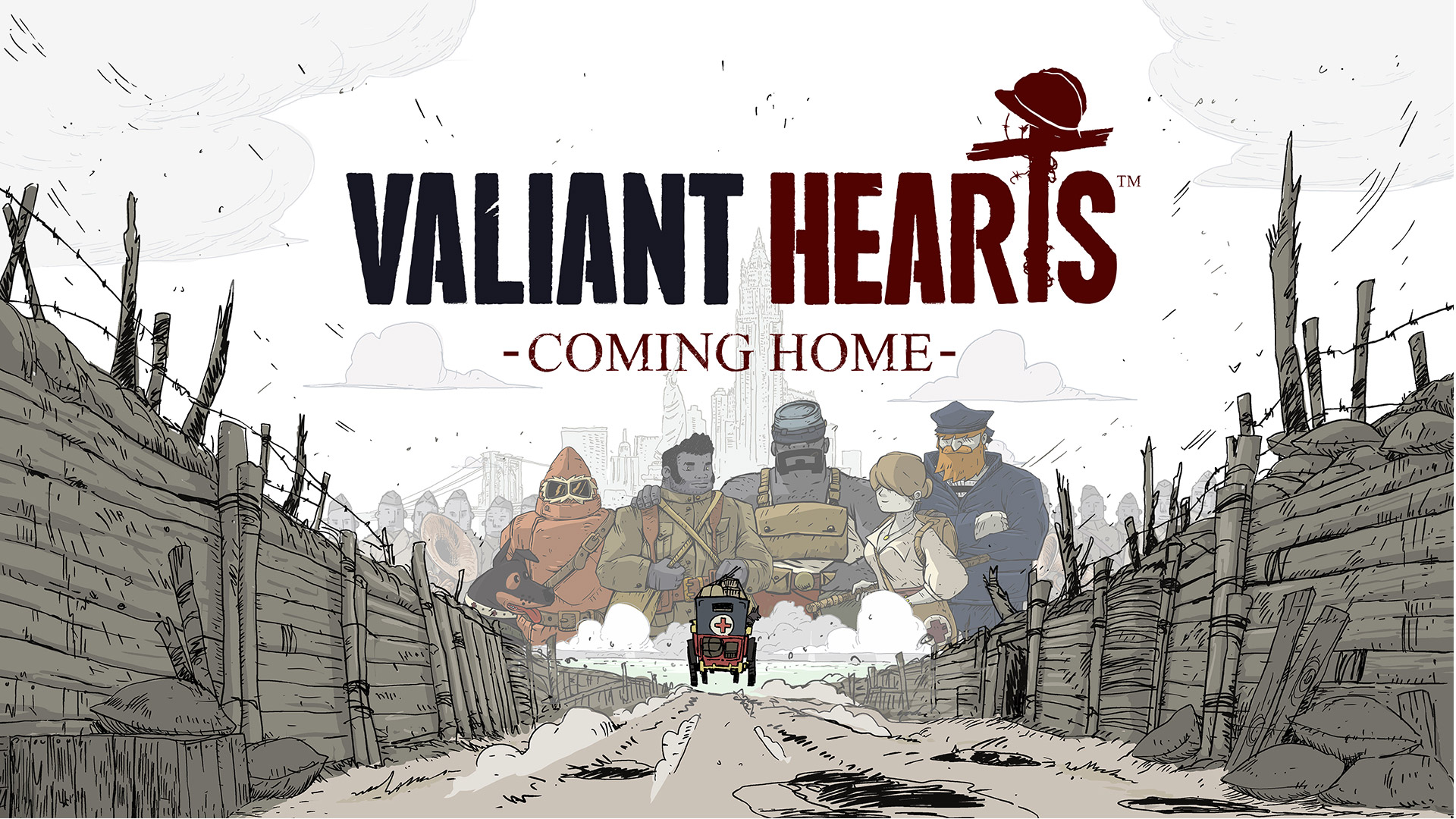 介绍手机游戏《勇敢的心：回家》痛苦的战争叙述